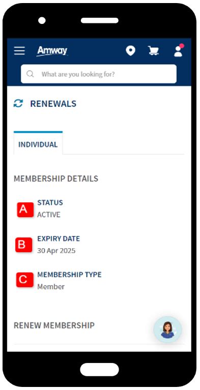 renew amway membership online